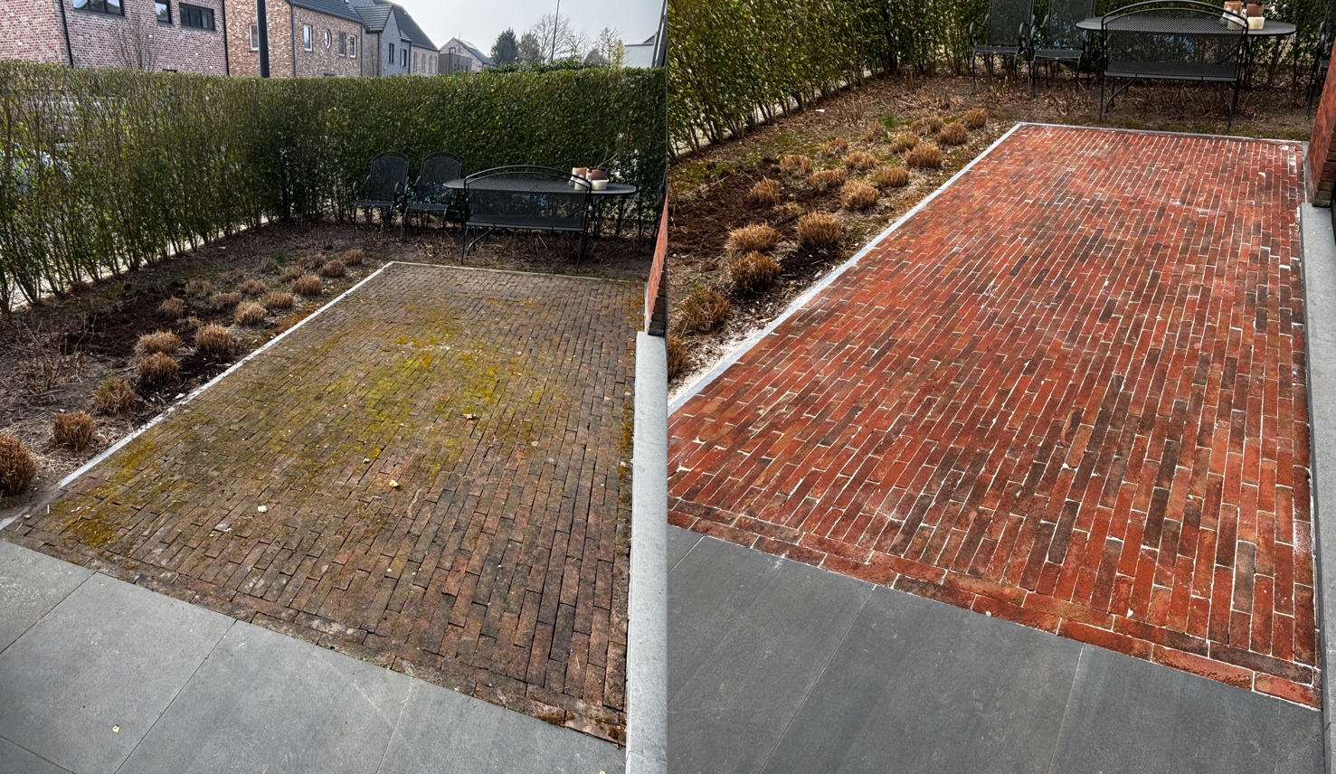 Terras reiniging